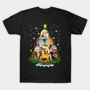 Vintage Blondie Christmas 80s 90s Style T-Shirt